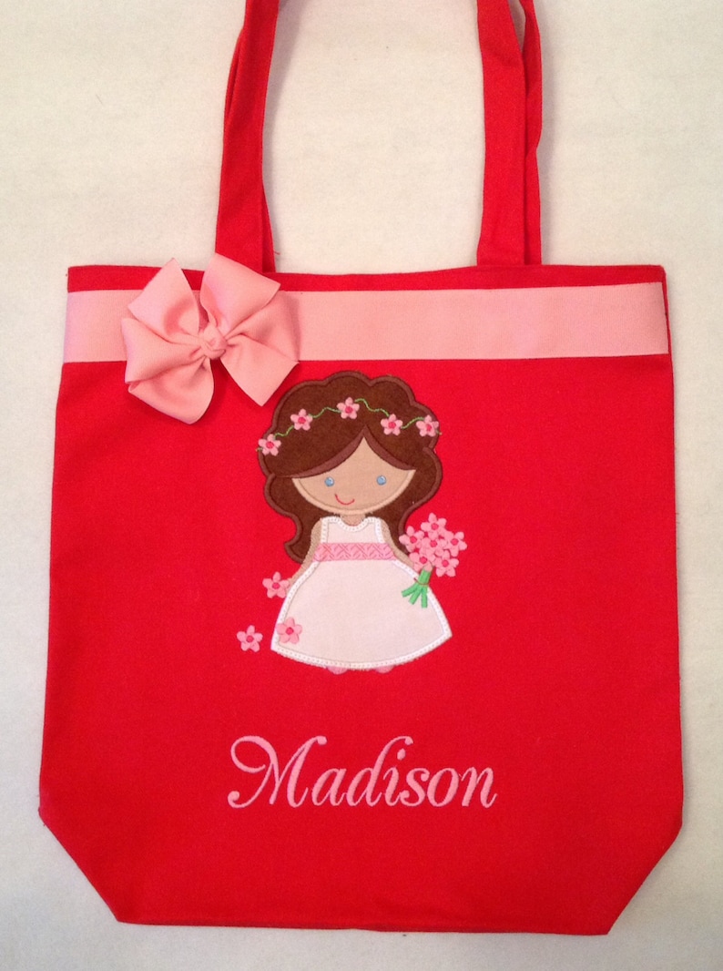 Quiet Bag Personalized Tote Bag Personalized Flower Girl Flower Girl Gift Flower Girl Tote Bag Wedding Tote Personalized Tote