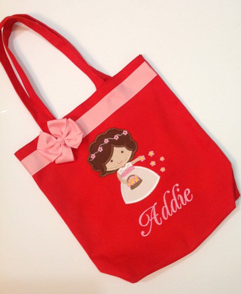 Quiet Bag Personalized Tote Bag Personalized Flower Girl Flower Girl Gift Flower Girl Tote Bag Wedding Tote Personalized Tote
