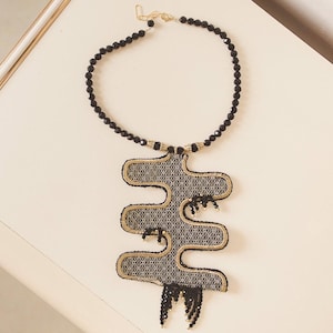 Avant-Garde Geometric Necklace