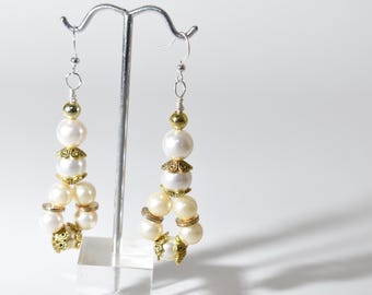 Pearl Chandelier Earrings: Vintage Bridal Statement Jewelry