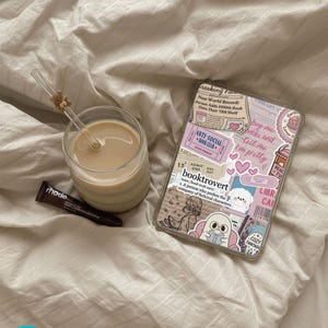 Realistic Kindle Case Mockup | Branding Mockup | Kindle Insert | Seamless Pattern | Digital Mockup image 3