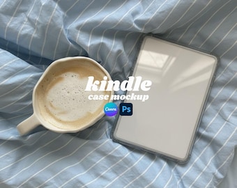 Canva Kindle Case Mockup | Editable Mockup | Mockup Sticker | Kindle Case Insert | Digital Download | Decal Mockup