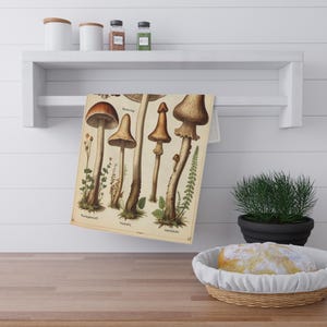 Ściereczki kuchenne Vintage Mushroom 100% (bawełna, poliester) Ściereczki kuchenne (bawełna, poliester) 18" × 30" (45,72 cm × 76,2 cm )