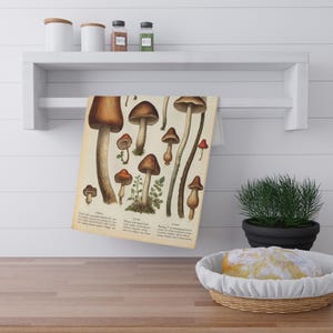 Ściereczki kuchenne Vintage Mushroom 100% (bawełna, poliester) Ściereczki kuchenne (bawełna, poliester) 18" × 30" (45,72 cm × 76,2 cm )