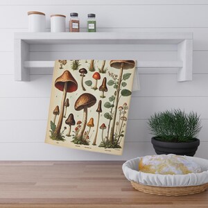 Ściereczki kuchenne Vintage Mushroom 100% (bawełna, poliester) Ściereczki kuchenne (bawełna, poliester) 18" × 30" (45,72 cm × 76,2 cm )