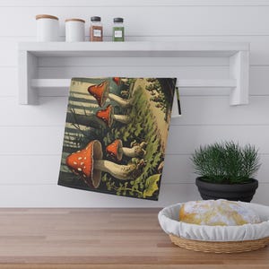 Ściereczki kuchenne Vintage Mushroom 100% (bawełna, poliester) Ściereczki kuchenne (bawełna, poliester) 18" × 30" (45,72 cm × 76,2 cm )