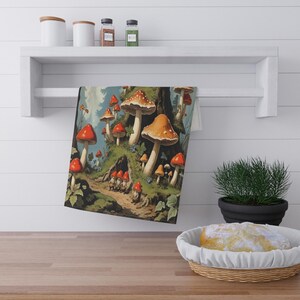 Ściereczki kuchenne Vintage Mushroom 100% (bawełna, poliester) Ściereczki kuchenne (bawełna, poliester) 18" × 30" (45,72 cm × 76,2 cm )