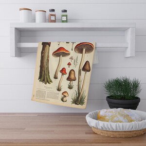 Ściereczki kuchenne Vintage Mushroom 100% (bawełna, poliester) Ściereczki kuchenne (bawełna, poliester) 18" × 30" (45,72 cm × 76,2 cm )