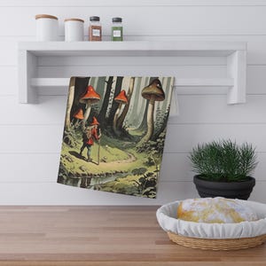 Ściereczki kuchenne Vintage Mushroom 100% (bawełna, poliester) Ściereczki kuchenne (bawełna, poliester) 18" × 30" (45,72 cm × 76,2 cm )