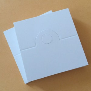 Custom Fold Over Sealing Card Tag for Hair Accessories  Jewelry Baking for DIY 25 50pc in White and Brown
