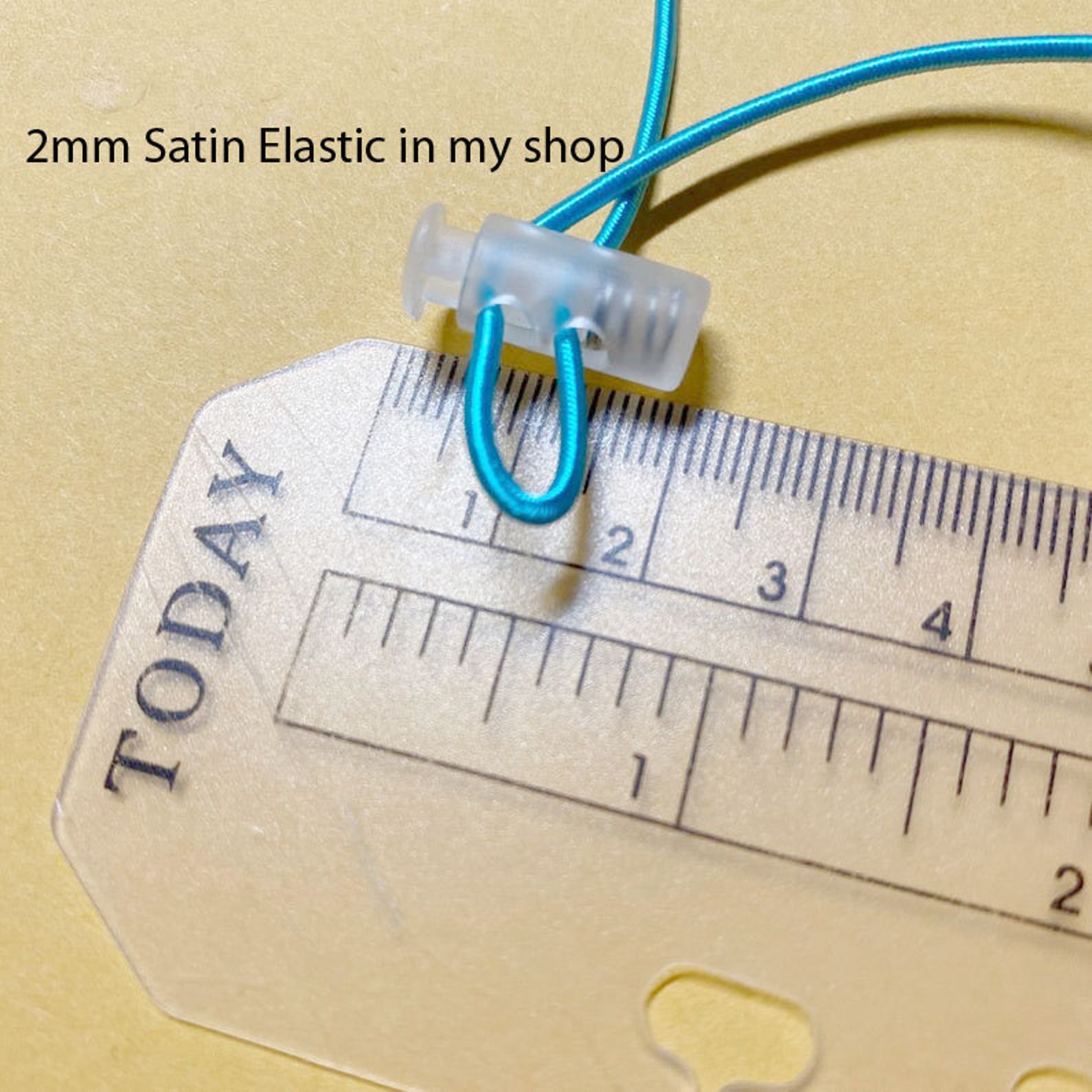 Satin Elastic Cord, 1.8mm : Bookbinding, Masks, Round Cord, Traveler's ...
