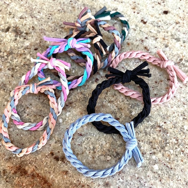 Braided Hair Ties Etsy