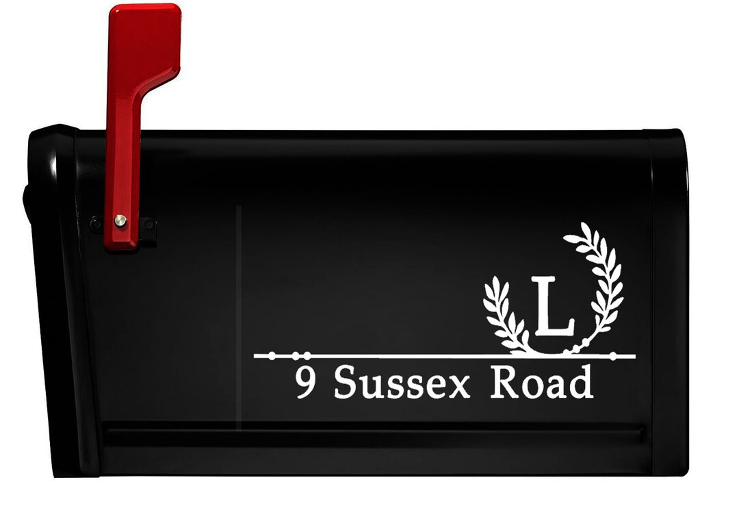 Customizable Personalized Street Address Name Mailbox House Number ...