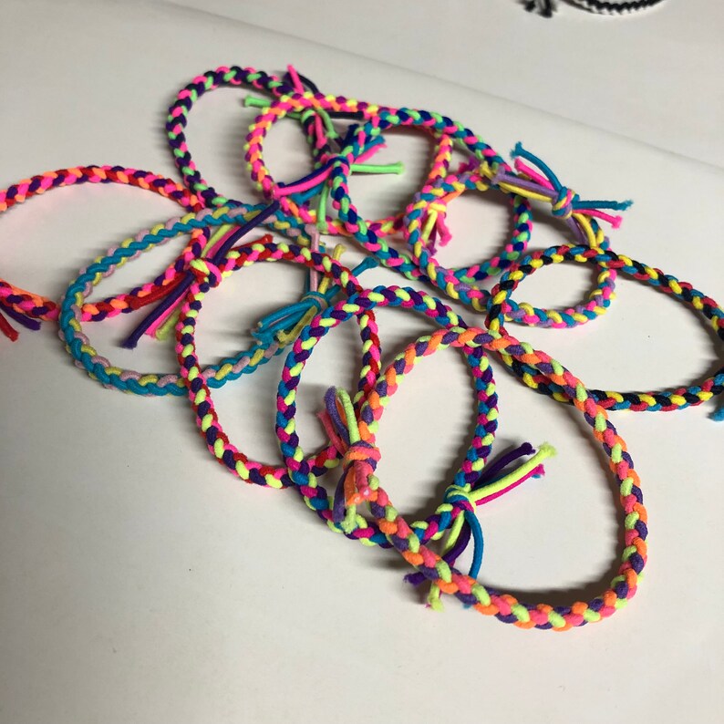 Braided Ponytail Holder Braclet Hair Tie String Elastic ...