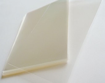 Clear Cello Poly Bag Envelope (OPP) 180mm X 220mm(7"  X  8 5/8")..This is not resealable self sealing bags.