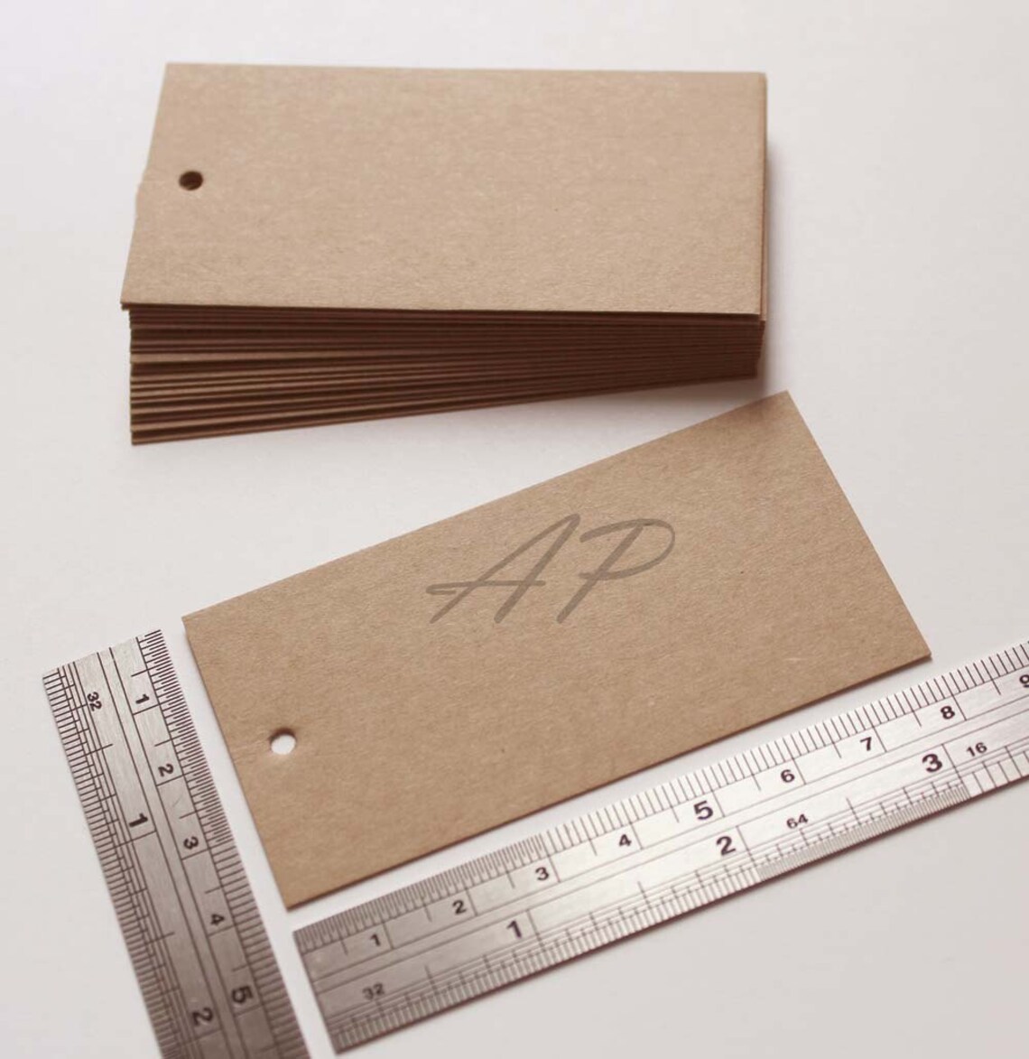 50 pcs of Blank Design Brown Kraft Card Hang Tag for | Etsy