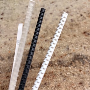 Rubber Teeth Grips for 5mm Metal Headbands - Non-Slip Adhesive Comb Inserts Soft Silicone Peel Stick Strips Headbands & DIY Hair Accessories image 5