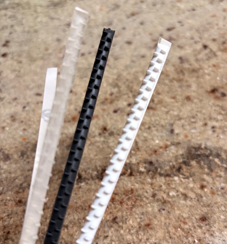 Rubber Teeth Grips for 5mm Metal Headbands - Non-Slip Adhesive Comb Inserts Soft Silicone Peel Stick Strips Headbands & DIY Hair Accessories image 5