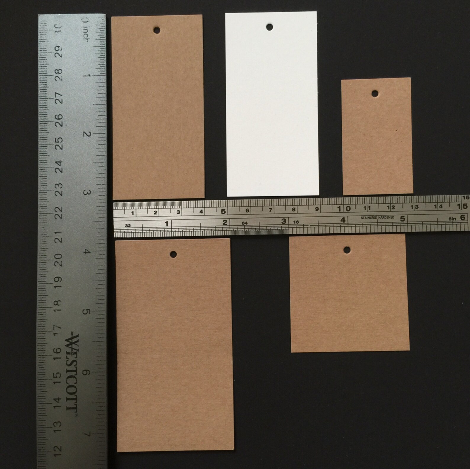 200 Pcs of Blank Design Brown Kraft Card Hang Tag for - Etsy