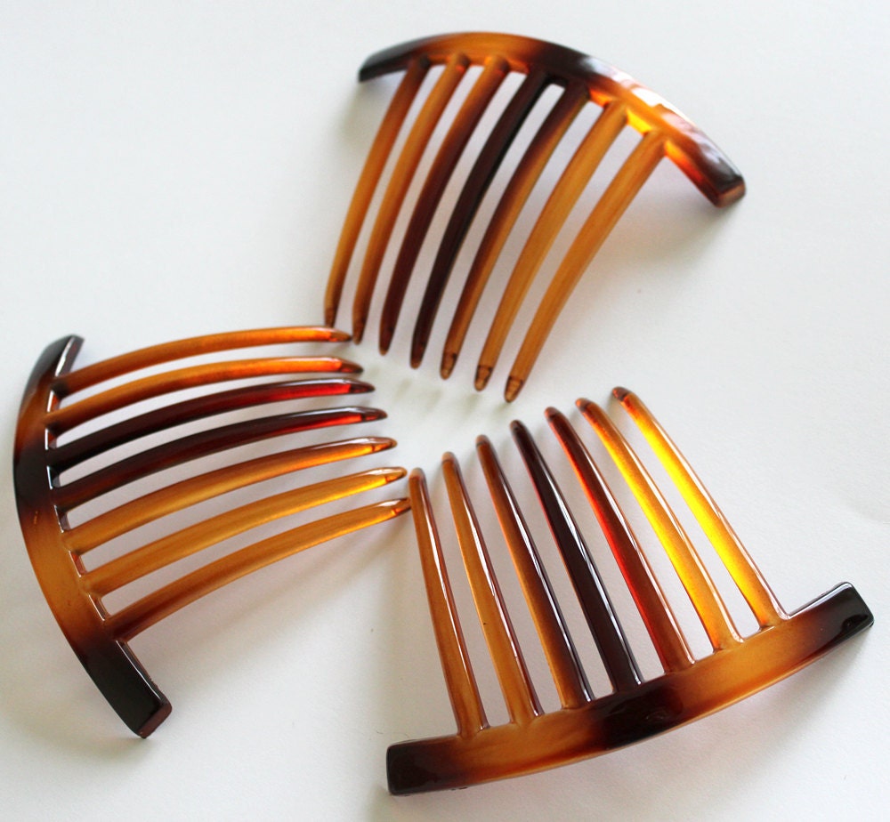 Pettini laterali per capelli, 6 pettini laterali in plastica per