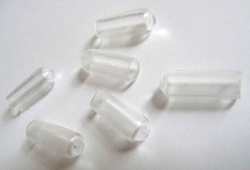 Wholesale Lot..100pcs..comfortable End Tip in Clear for 7mm - Etsy