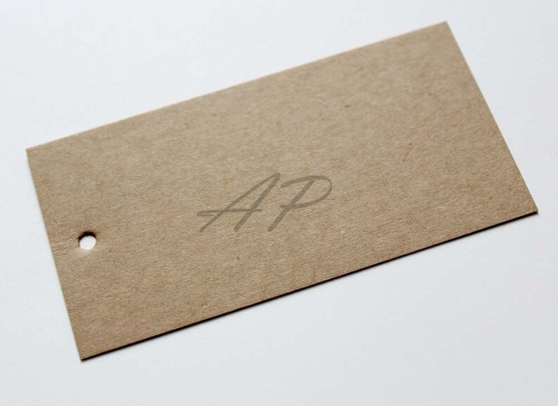 50 Pcs of Blank Design Brown Kraft Card Hang Tag for - Etsy