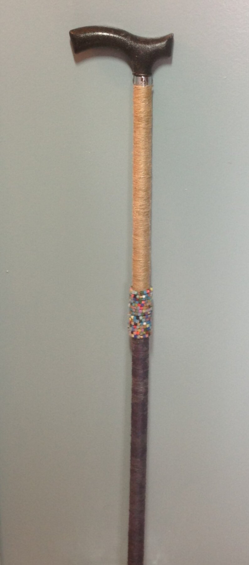 beaded cane