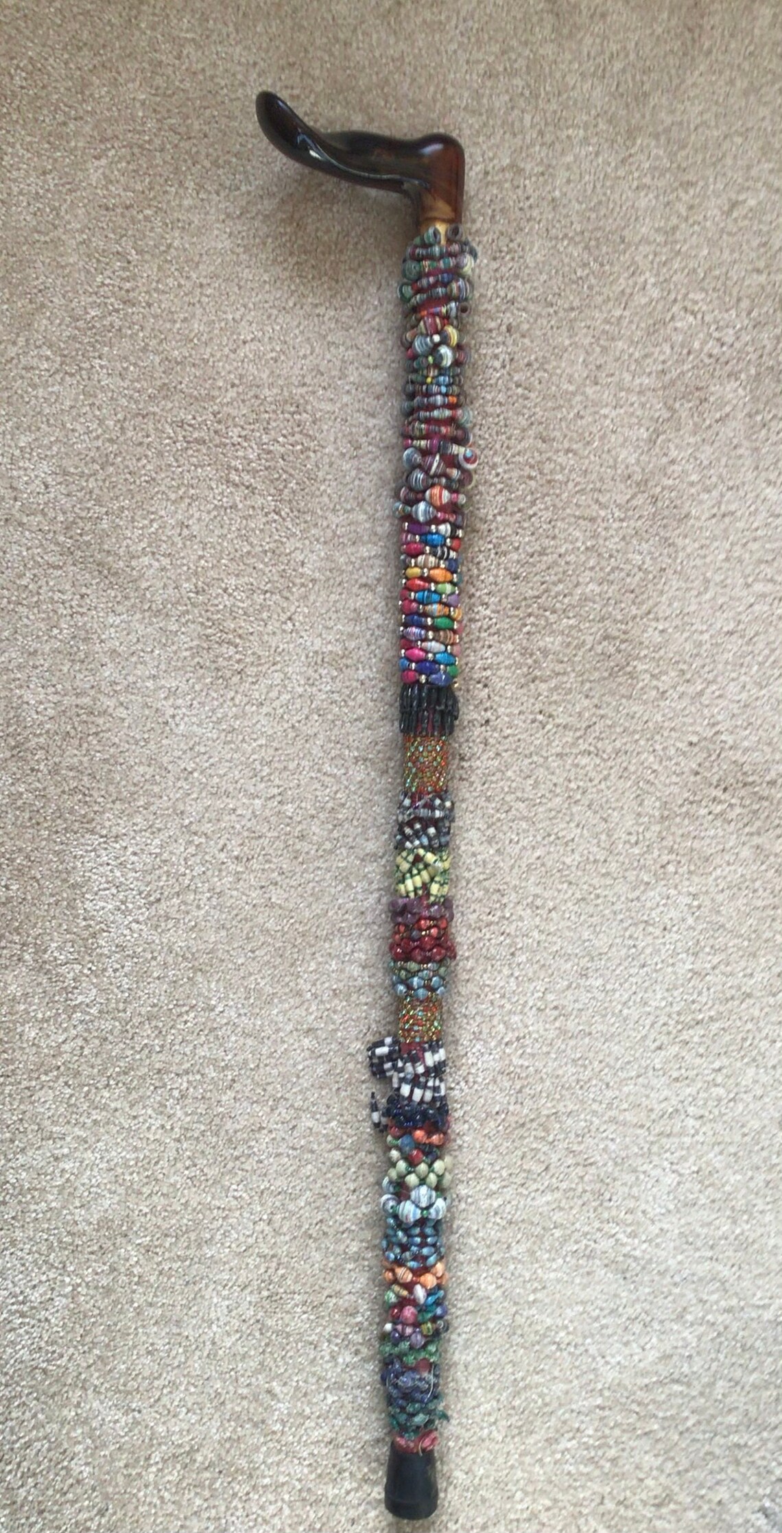 Beaded cane Clearance