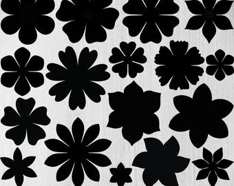 Blumen SVG-Bundle, Blumen Png-Bundle, Blumen Clipart, Sonnenblumen geschnitten, Blumen geschnitten Dateien für Cricut, Blumen Silhouette, Blumen Vektoren