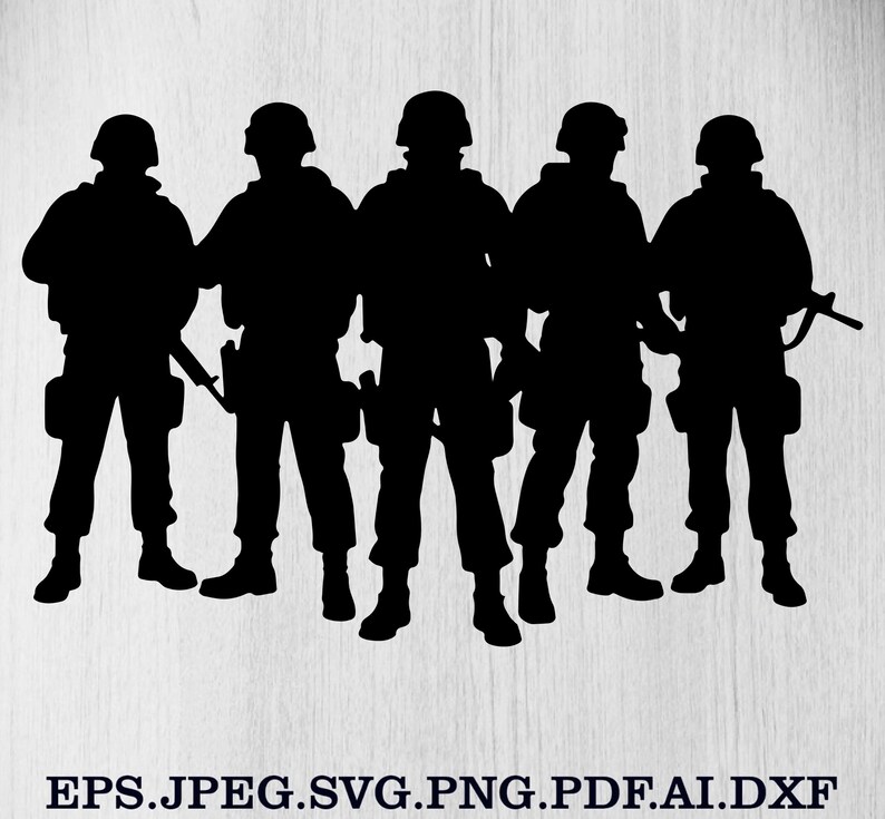 Soldier Rotc Svg Soldiers Svg Bundle, Soldiers Clipart, Soldiers Cut Files for Circut ...
