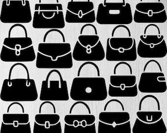 Pacchetto Svg per borse, Pacchetto PNG per borse, Clipart per borse, File di taglio per borse per circuiti, Silhouette per borse, Svg per borsetta, Svg per borsetta, Png