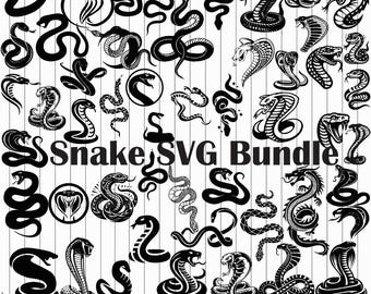 Pacote Snake Svg, Clipart de Snake, Pacote Snake Png, Silhueta de Snake, Arquivos de Corte de Snake para Circut, Cobra Svg, Vetor de Snake, Snake Svg,Png.Pdf