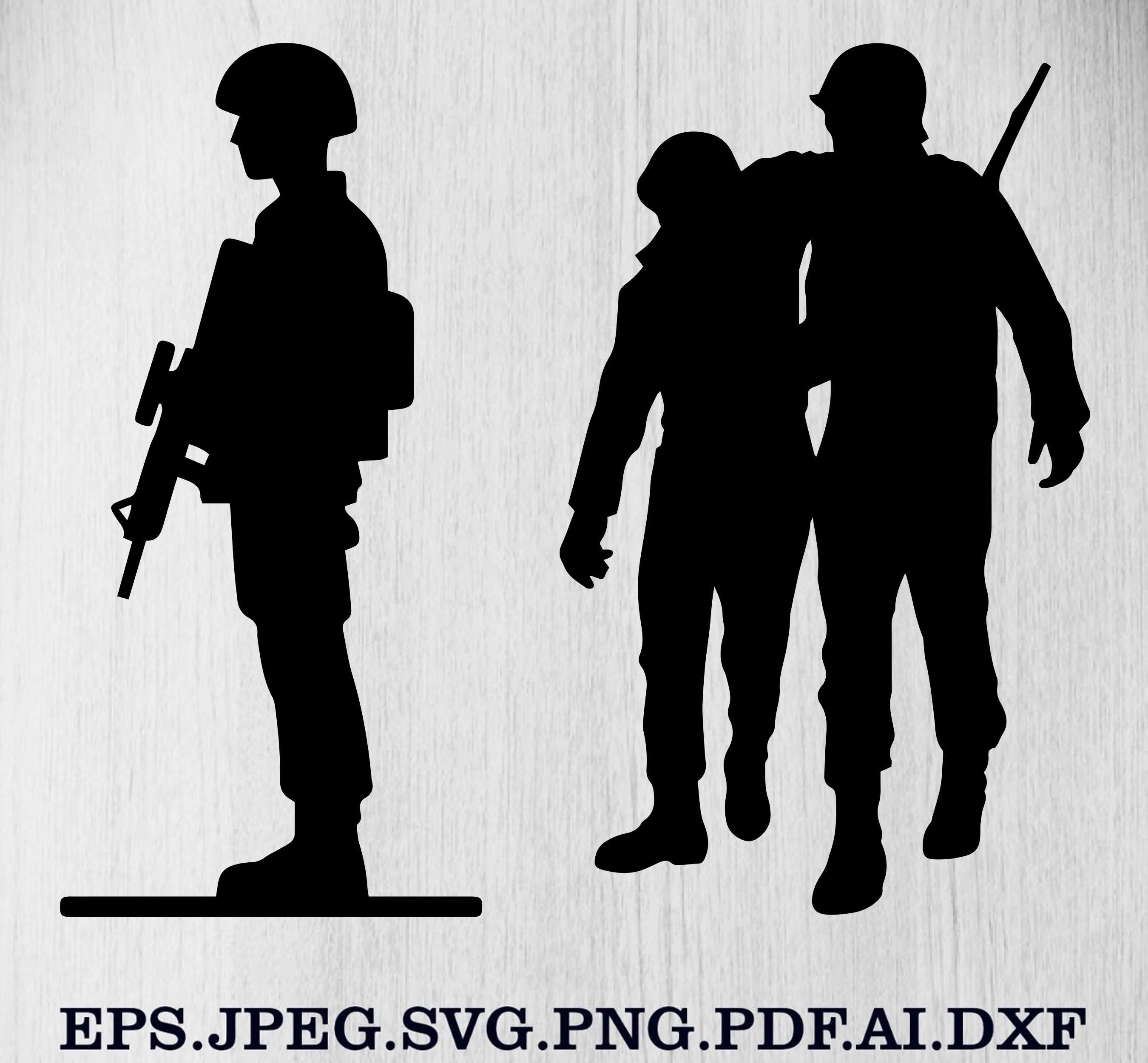 Soldier Rotc Svg Soldiers Svg Bundle, Soldiers Clipart, Soldiers Cut Files for Circut ...