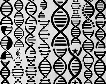DNA Svg Bundle, Dna Png Bundle, Molecule Svg, Gene Svg, Dna Clipart, Dna Svg Cut Files for Cricut, Science Svg, Dna Vector, Dna Silhouette