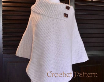 Gehaakt ponchopatroon, colponcho, damesponcho, GEHAAKT PATROON, automatisch downloaden