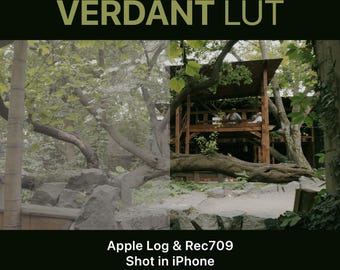 Verdant LUT: Apple Log & Rec709 Color Grading (.cube)