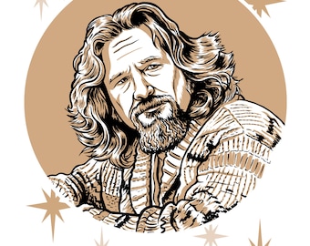 The Dude Big Lebowski Print