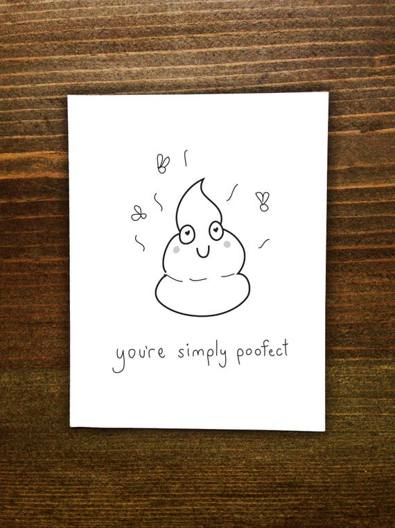 You're Simply Poofect Printable Greeting Card Instant | Etsy