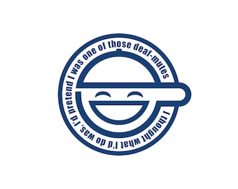 Laughing Man (1" button)