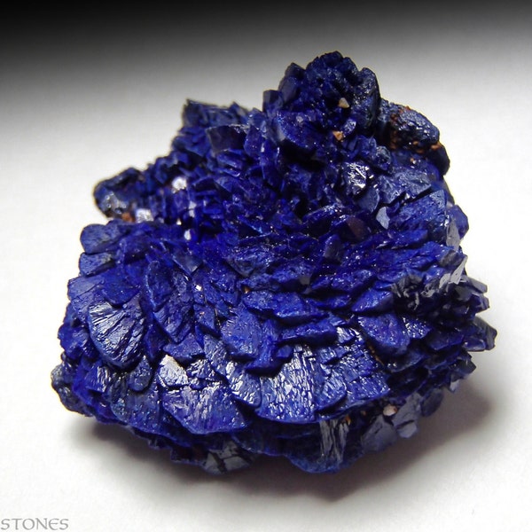 AA Grade Azurite Rose Crystal Cluster... Ultra Rare Formation // Third Eye Chakra Stone, Mineral Specimen, Crystal Healing