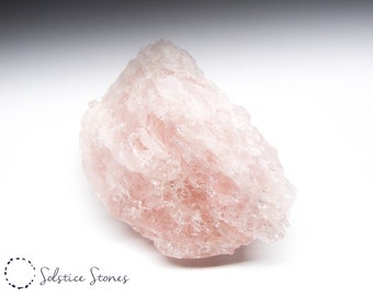 Rare MORGANITE Crystal, Large Raw Specimen, Pink Beryl ✧ Ethically Sourced Crystal from Solstice Stones