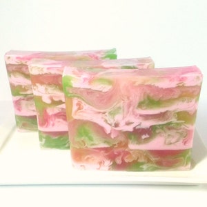 Apple Rose Soap, Rose Soap,  Fruit Soap, Floral Soap, Apple Soap, Mothers Day Soap, Hostess Gift, Shea Butter Soap, Glycerin Soap