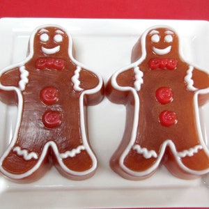Gingerbread Man Soap, Christmas Soap, Soap Party Favors, Soap for Kids, Dessert Soap, Novelty Soap, Teacher Gifts, Gingerbread Soap