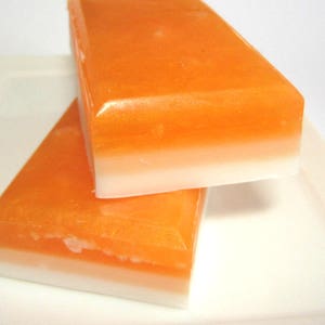 Apricot Freesia Soap, Salt Bar Soap, Exfoliating Soap, Fruit Soap, Floral Soap, Glycerin Soap, Easter soap, Mothers Day soap, Apricot Soap image 1