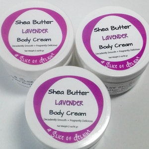 Lavender Shea Butter Body Cream, Lavender Essential Oil , Body Cream, Shea Butter Cream, Moisturizer, Gift for Her image 5