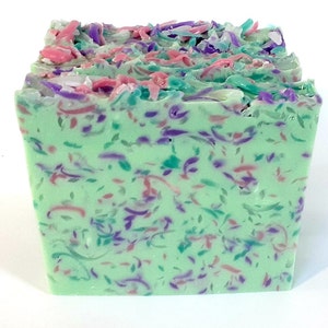 Succulent Garden Soap,  Floral Soap,  Spring Soap, Mothers Day Soap, Succulent Gift, Bathroom Decor, Artisan Soap, Gift for Mom, Coworker