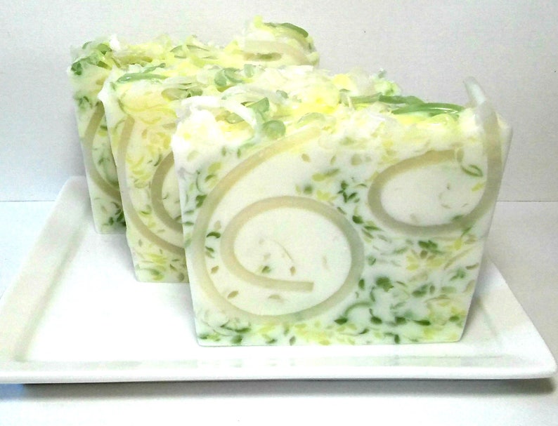 Gardenia Soap, Handmade Soap, Floral Soap, Spring Soap, Summer Soap, Teachers Gift, Vegan Soap. Glycerin Soap, Tropical scented image 2