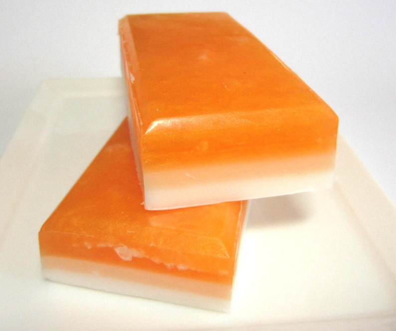 Apricot Freesia Soap, Salt Bar Soap, Exfoliating Soap, Fruit Soap, Floral Soap, Glycerin Soap, Easter soap, Mothers Day soap, Apricot Soap image 1