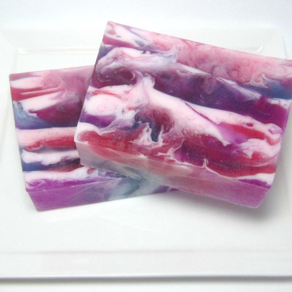 Sweet Pea Soap,Floral Scented, Shea Butter, Olive Oil, Spring Soap, Valentines Day Soap, Glycerin Soap,  Mothers Day, Garden Soap