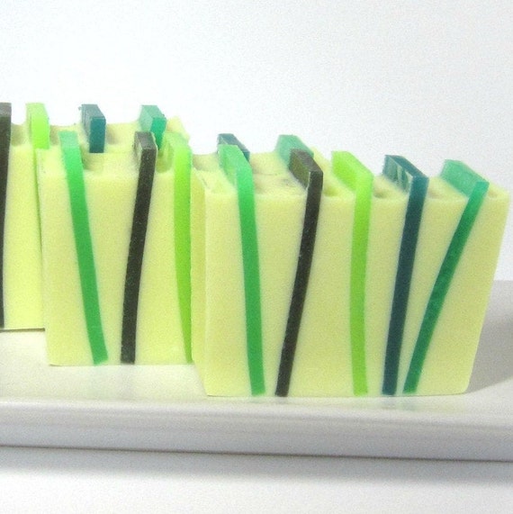 Coconut Lemongrass Soap - Shea Butter Soap - Tropical Soap, Fruit Soap, Lemon Soap,  Citrus Soap, Coconut Soap